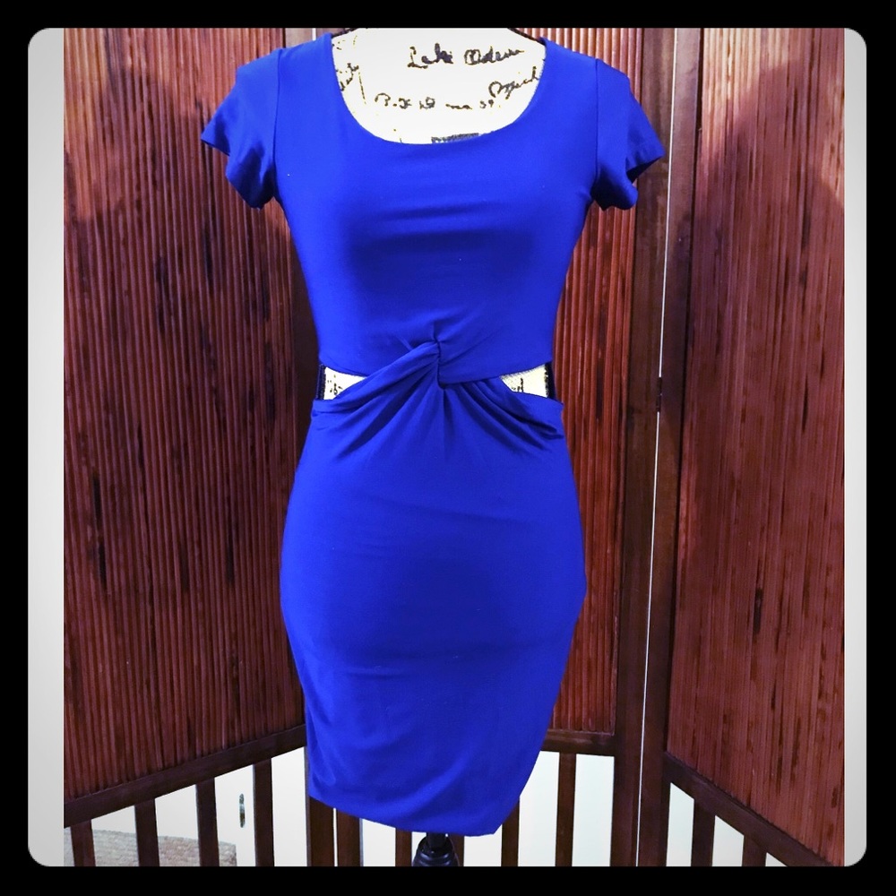 Royal Blue Dress.